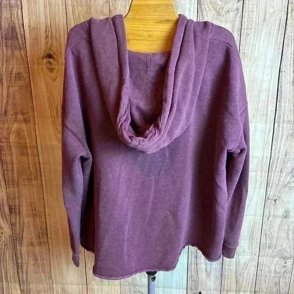 American Eagle Outfitters AE Boxy Washed Out Maroon Hoodie size M - Picture 6 of 10